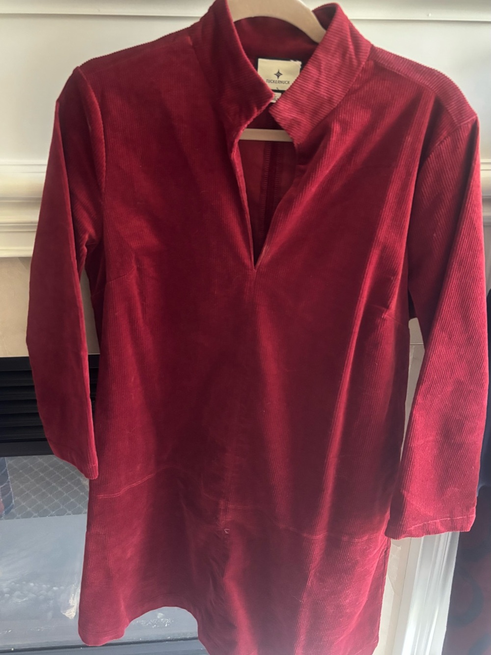 Merlot Clifton Corduroy Dress